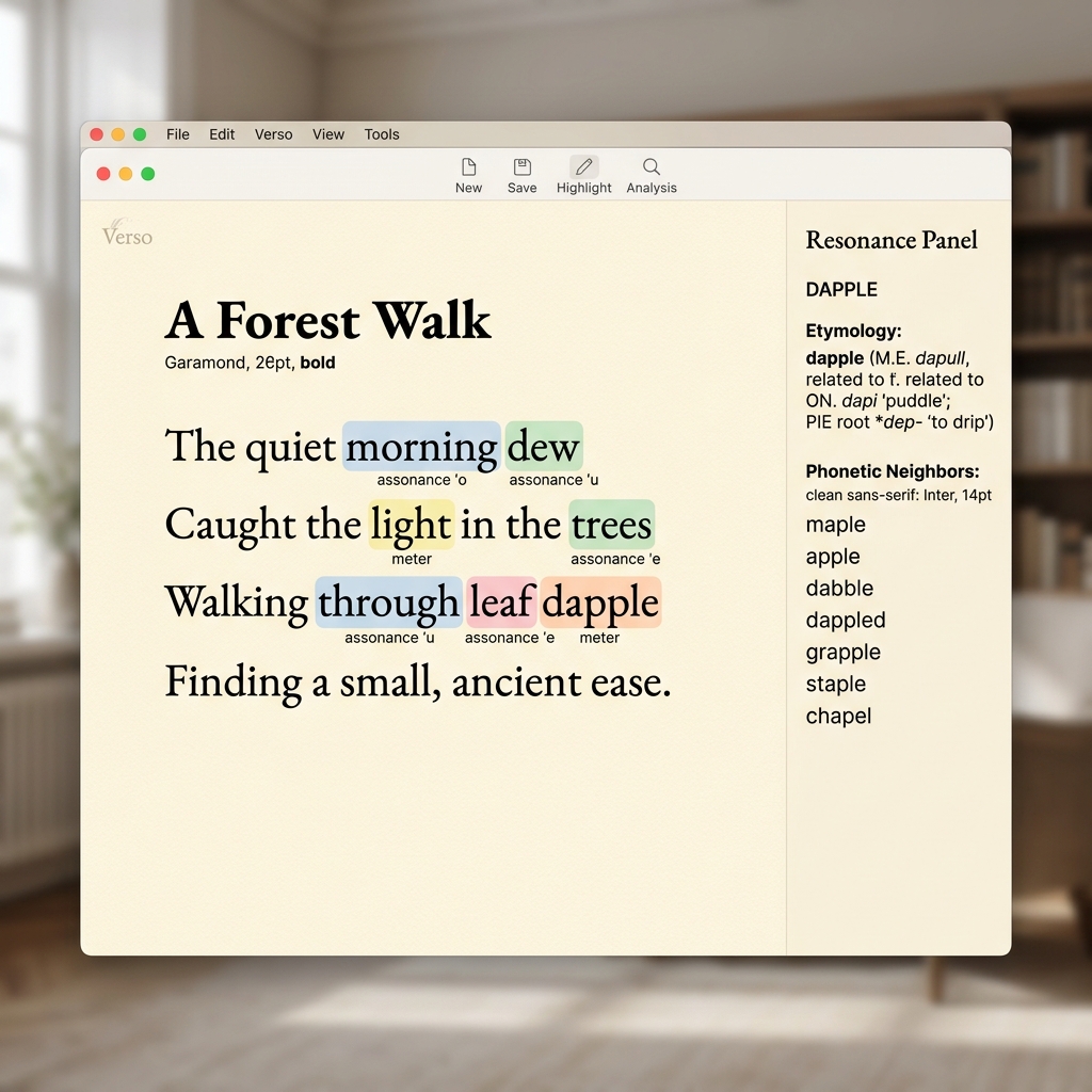 The poem can be revised for sound